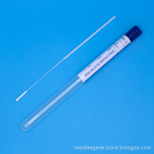 Disposable Medical Sterile Nylon Flocked Nasopharyngeal Swab with Tube